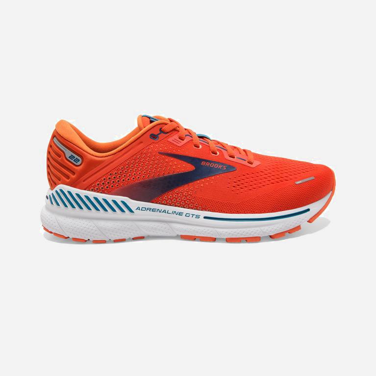 Brooks Adrenaline Gts 22 Supportive Road Løpesko Herre Online - Oransje - Norge (YUX854610)